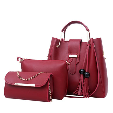 Women Luxury Set Bag 3pcs - Women's Bags