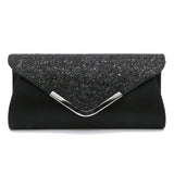 Women Glitter Shimmer Clutch Bag - Women's Bags