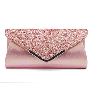 Women Glitter Shimmer Clutch Bag - Women's Bags