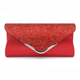 Women Glitter Shimmer Clutch Bag - Women's Bags