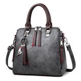 SMOOZA Vintage Leather Women's HandBags - Women's Bags