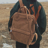 Corduroy Backpacks Women - Women's Bags